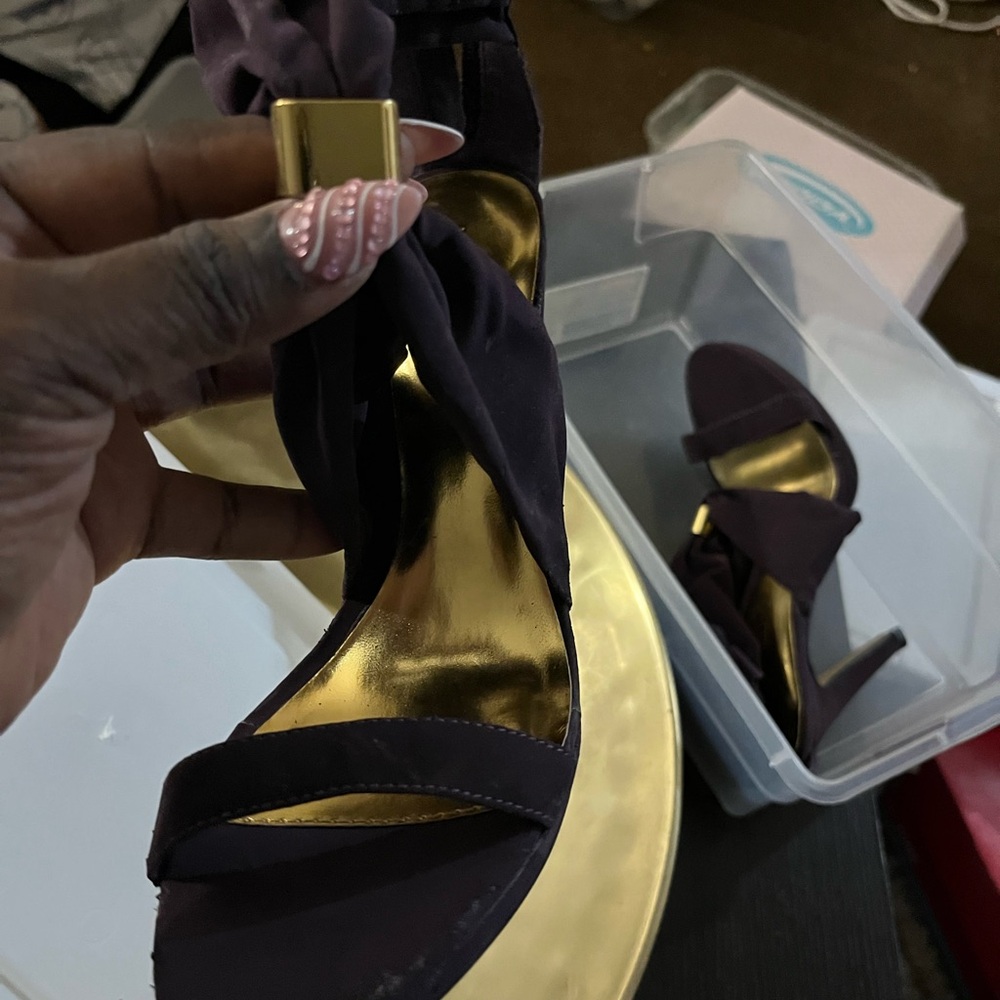Elegant Purple Women's Heels